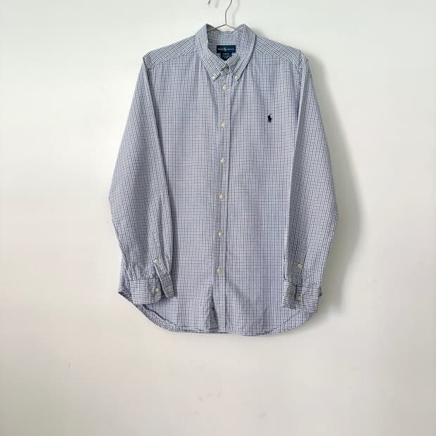RALPH LAUREN check shirt / blue