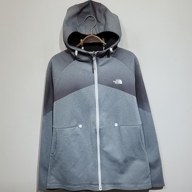 (L) 노스페이스 후드집업 배색 아웃도어 티셔츠 