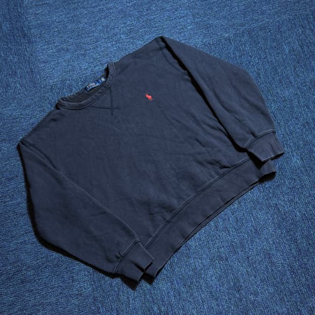 폴로 랄프로렌 네이비 맨투맨 티셔츠