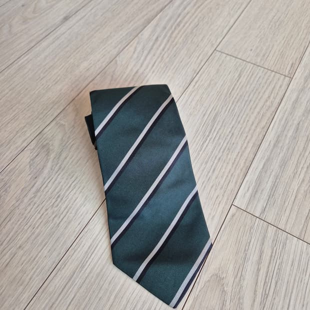 Drake's 드레익스 그린 레지멘탈 넥타이