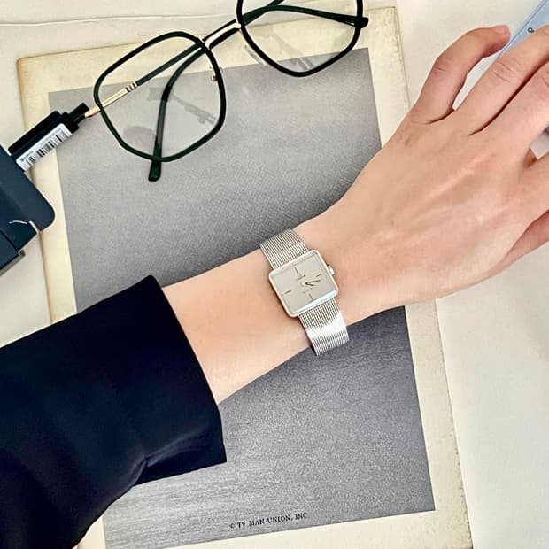 OMEGA 오메가 드빌 화이트골드 수동 시계