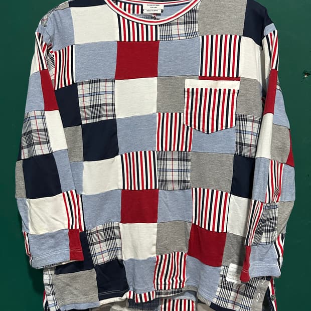 톰브라운 패치워크 긴팔티셔츠 3사이즈