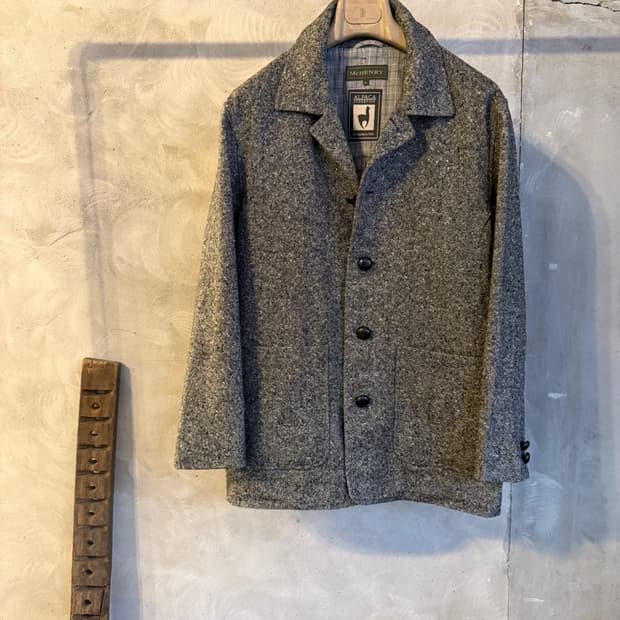 맥 헨리 알파카 도네갈 트위드 카코트 100