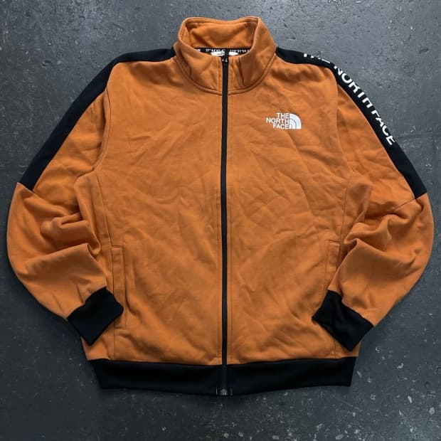 100 노스페이스 오렌지 집업