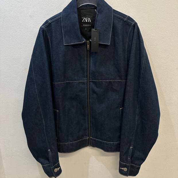 Zara denim zip up jacket