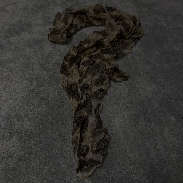 Vintage v-kei gothic punk scarf