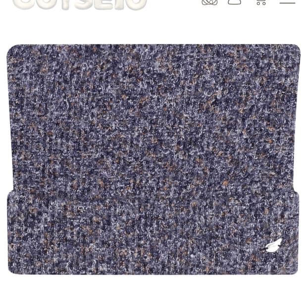 코이세이오 와이드 캣 비니 퍼플