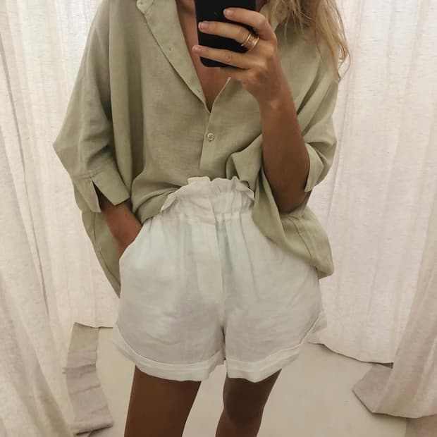 (새상품) 🏷️POSSE 린넨100 쇼츠