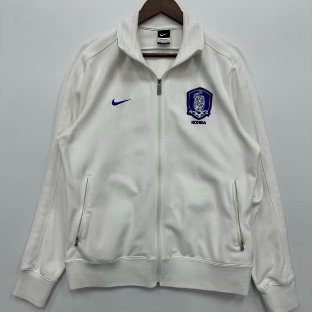 나이키 국대 화이트 져지 트랙탑 