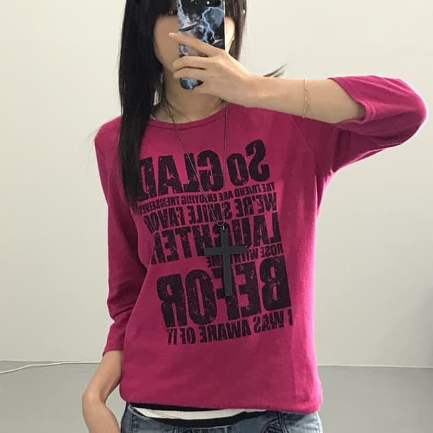 Jpn Y2k Graphic Long Sleeve T-Shirts