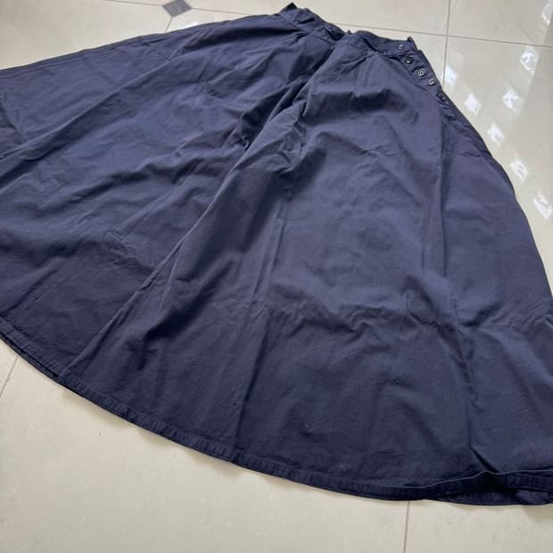 last one / Cotton Twill Flare Pants