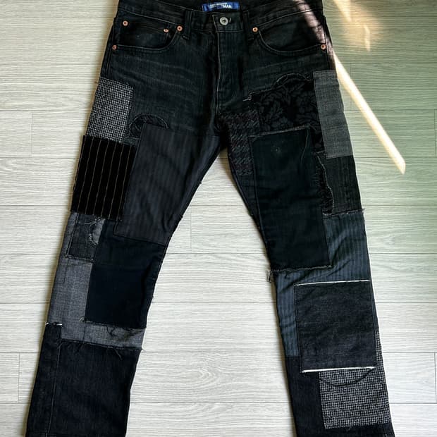 준야 와타나베 패치워크 데님