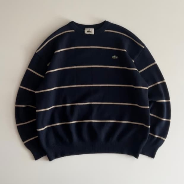 라코스테 단가라 라운드넥 니트 105