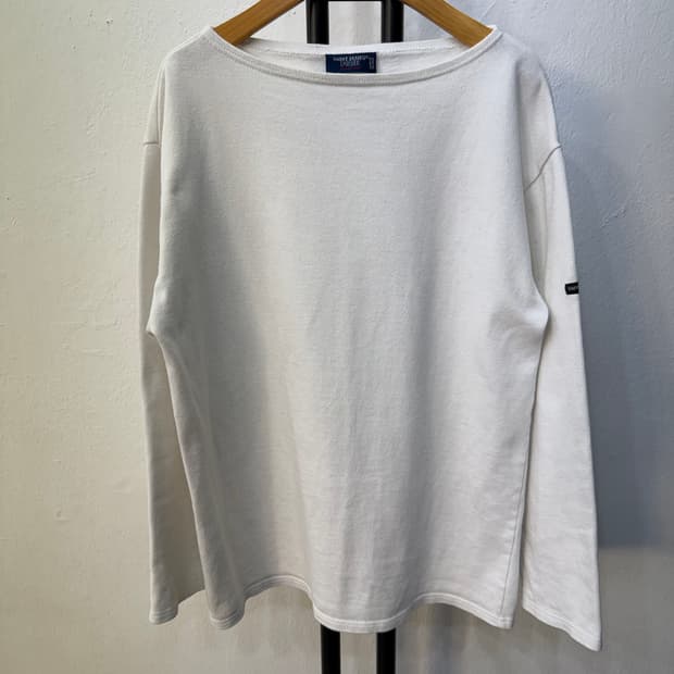 정품) 세인트제임스 길도 흰색 티셔츠 M