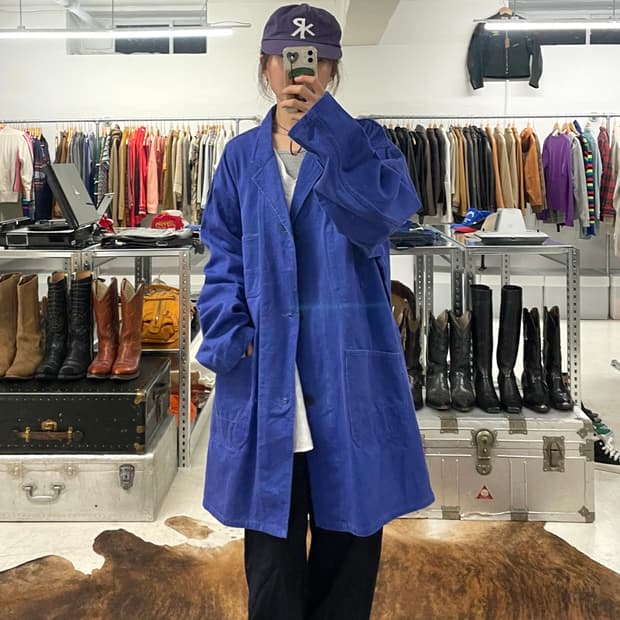 VTG french work shop coat 빈티지 프렌치 워크 샵코트