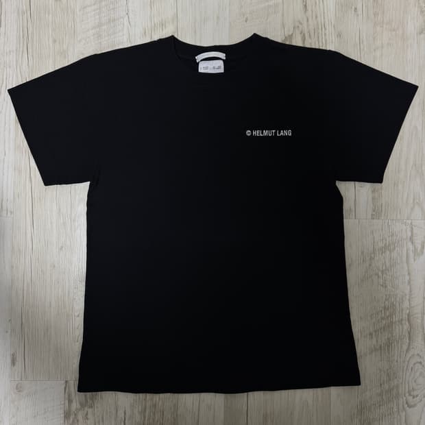(새상품) 헬무트랭 체스트 로고 반팔 xxs사이즈(55)