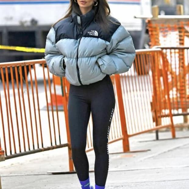 Northface 눕시 화이트라벨 스카이블루