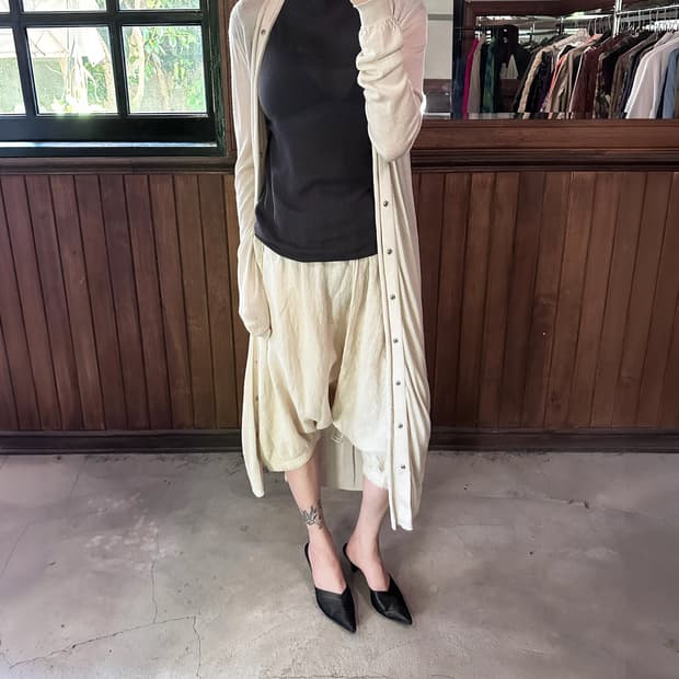JUNYA WATANABE sarouel linen pants