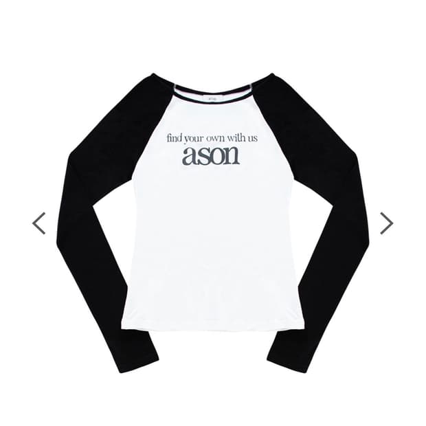 Ason sorbet long sleeve black