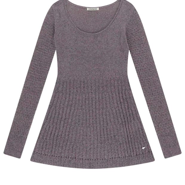 코이세이오 소프트 벨 니트 퍼플