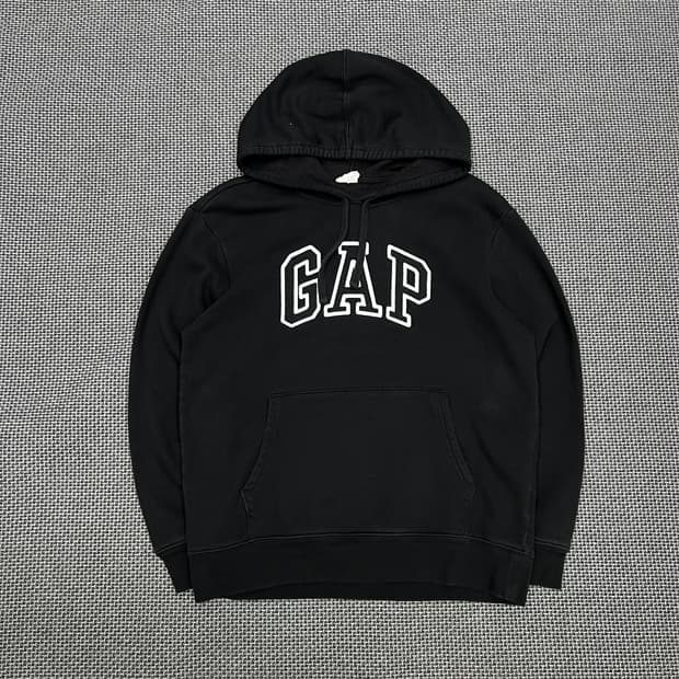 착샷O 갭 블랙 후드