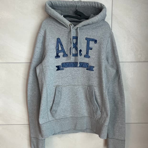 아베크롬비 A&F 그레이 후드티 (M)