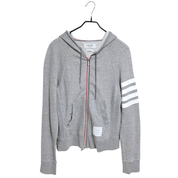톰브라운 4바 후드집업 그레이