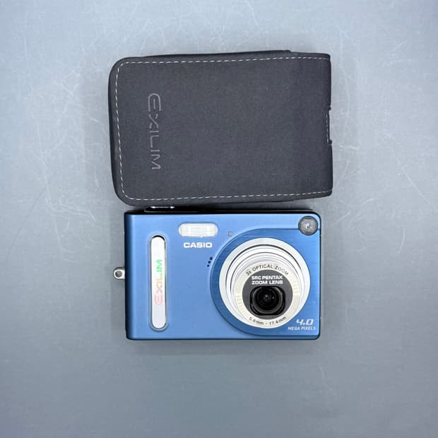 찐빈티지!) 카시오 엑슬림 EX-Z4 디카 빈티지 캠코더 /캐논