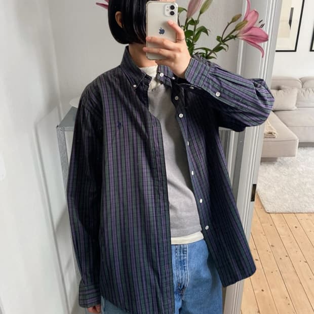 폴로 랄프로렌 체크 셔츠 (Man 2XL) AB0721