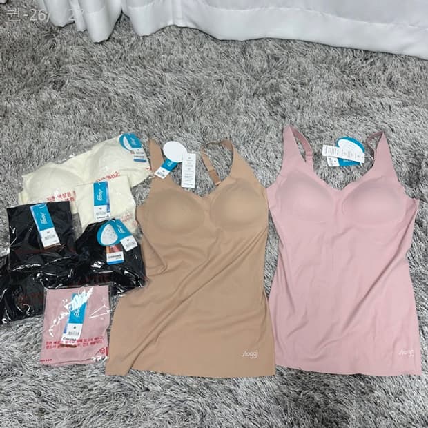 CREORA 여자 나시브라 팬티 세트 3종 + 나시브라1 새제품 M