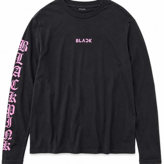 블랙핑크 롱슬리브 티셔츠