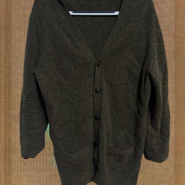 빈티지 메론빵단추 포레스트 가디건
