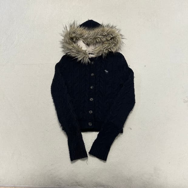 아베크롬비 울프죠 후드 가디건