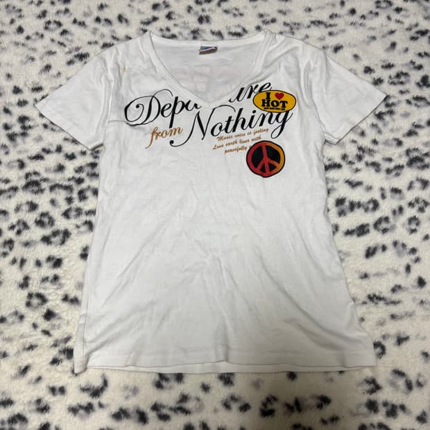 “Unknown” Y2K Mood Print Tee