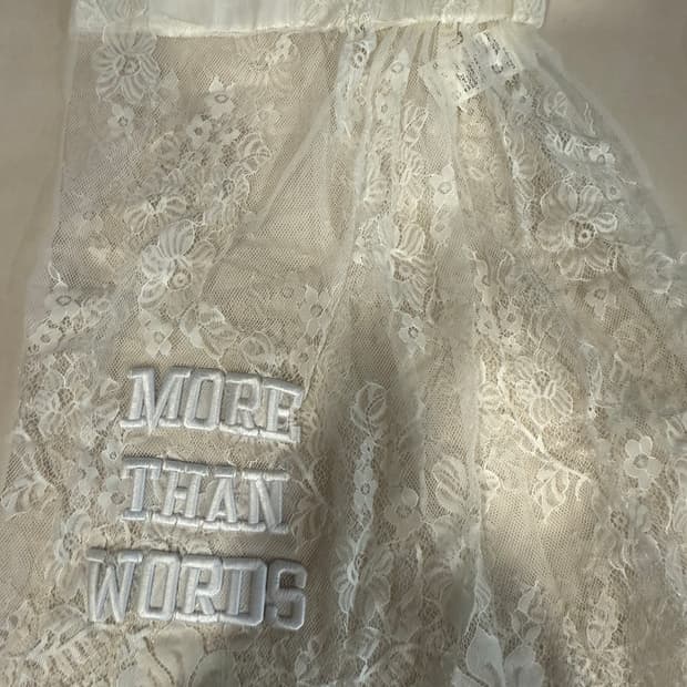 디자이너 브랜드 쇼콩트 chokonte 레이스 자수 스커트