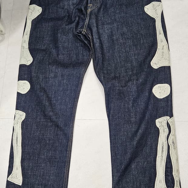 캐피탈 멕시칸 턱시도 오카길리 본 데님팬츠 34