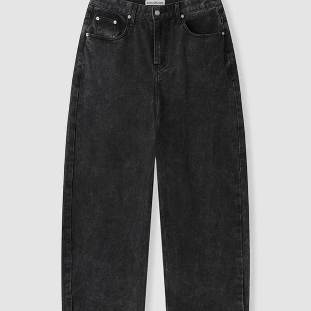 어널러코드 흑청데님