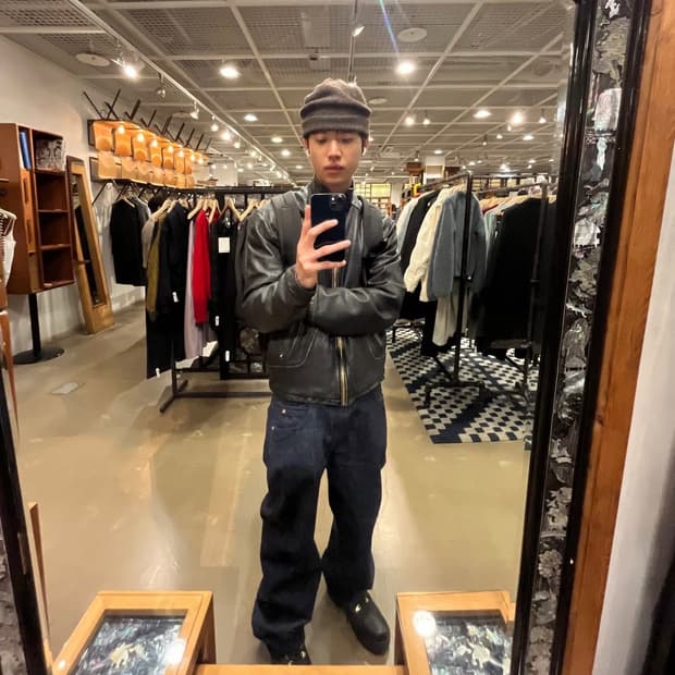 오토매틱포더피플 인디고 헤어리 데님 3사이즈