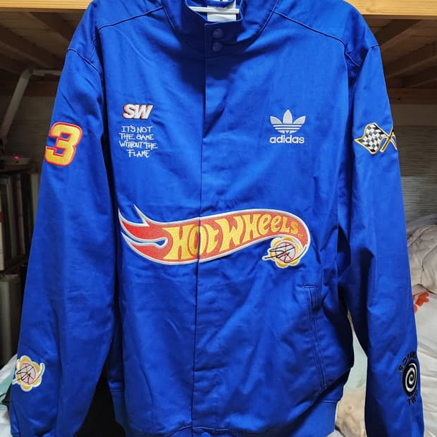 [M] 아디다스 션 우더스푼 핫휠 레이싱 자켓 