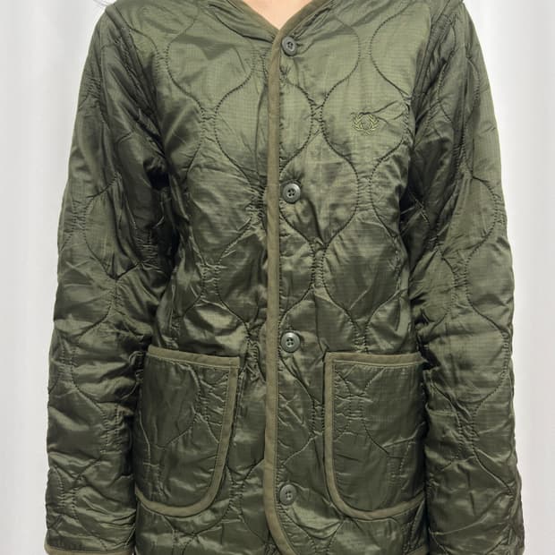 fred perry khaki padding