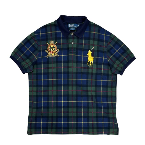 폴로 빅포니 치프키프 블랙와치 체크 카라티(2XL)
