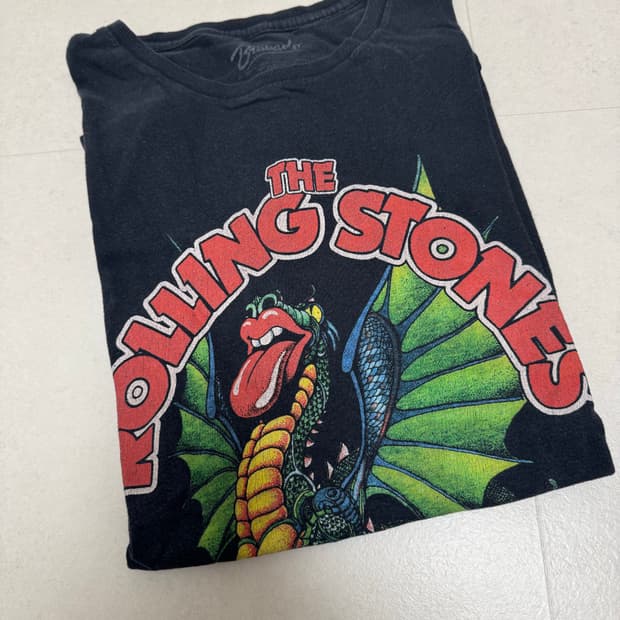 빈티지 롤링스톤스 밴드티