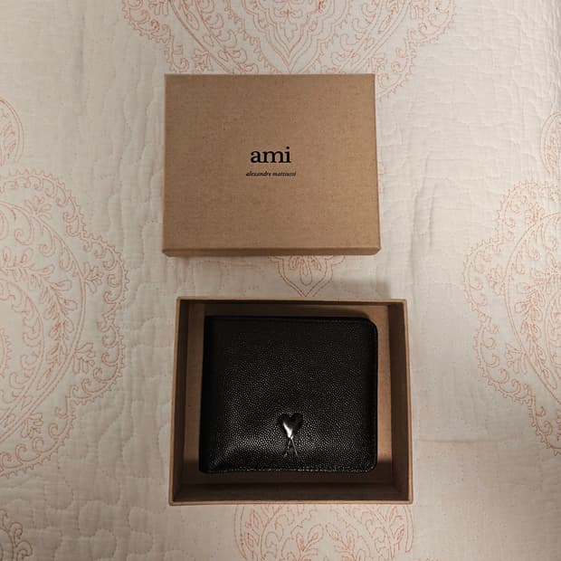 아미 블랙 가죽 반지갑 판매합니다(최종가)