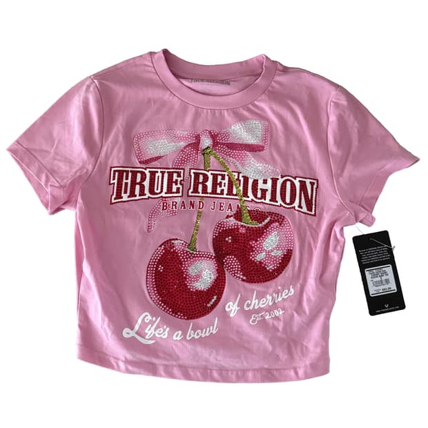 True Religion Cherry Baby Tee