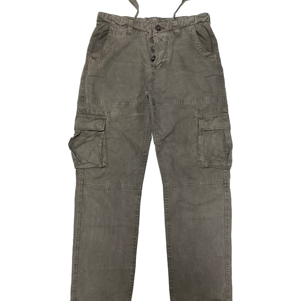 일본 빈티지 카고 데님 팬츠