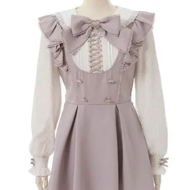 리즈리사 프릴스핀들 핑크 셋업