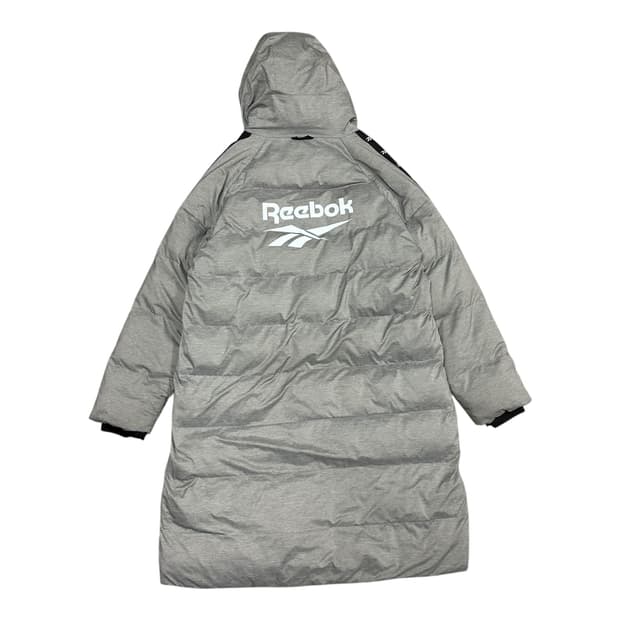 ✨ (바배) 리복 빅로고 그레이 롱 패딩