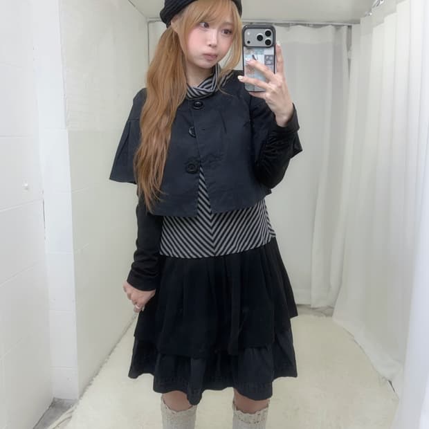 데일리 공겜여주 무채색 니혼진 코디세트