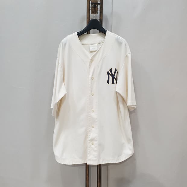 MLB 팝콘 베이스볼 져지 반팔 티셔츠 100