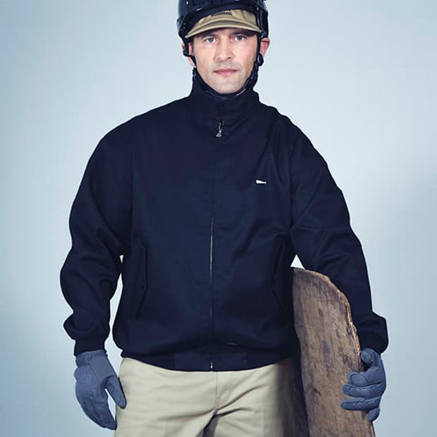 디센던트 디키즈 콜라보 워크 자켓  블랙 4사이즈